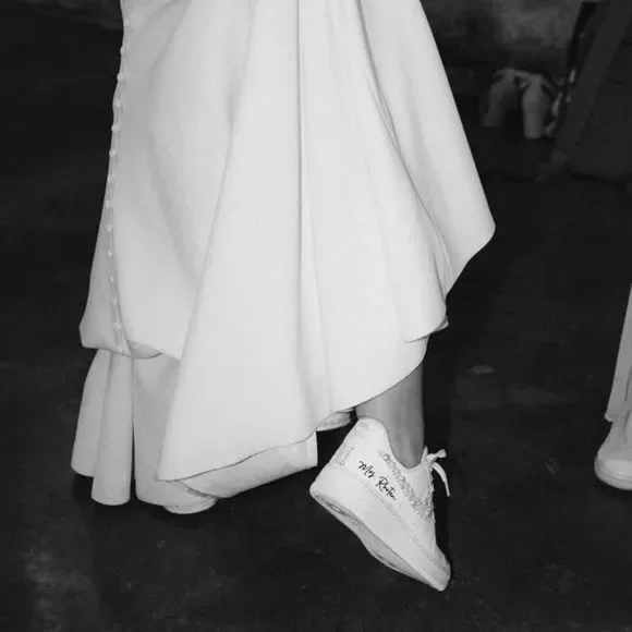 Wedding custom sneakers - air force 1 - Picture 2 of 3